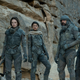 Rebecca Ferguson, Zendaya, Javier Bardem, and Timothée Chalamet in Dune
